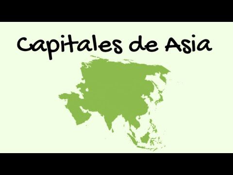 Paises y Capitales de Asia: Juego de Aprender de forma Rápida y Divertida
