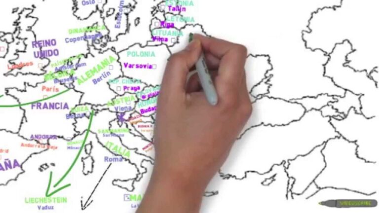 Mapa físico de Europa imprimible: Todo lo que necesitas saber