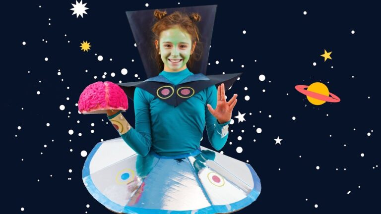 Disfraz extraterrestre casero para niños: ¡Creatividad espacial en casa!